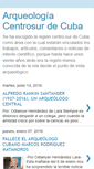 Mobile Screenshot of cuba-arqueologia-centrosur.blogspot.com