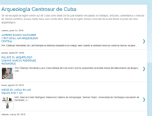 Tablet Screenshot of cuba-arqueologia-centrosur.blogspot.com