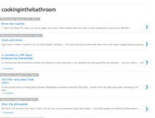 Tablet Screenshot of cookinginthebathroom.blogspot.com