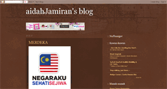 Desktop Screenshot of aidahjamiran.blogspot.com