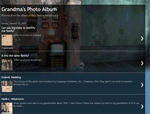 Tablet Screenshot of grandmasphotoalbum.blogspot.com