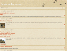 Tablet Screenshot of dedondelashadas.blogspot.com