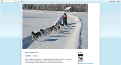 Desktop Screenshot of fangornsledehundkennel.blogspot.com