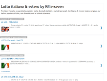 Tablet Screenshot of lottoitalianoesterobykillerseven.blogspot.com