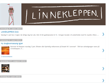 Tablet Screenshot of linnekleppen.blogspot.com