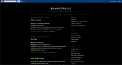 Desktop Screenshot of brandophile.blogspot.com