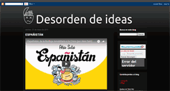 Desktop Screenshot of desordendeideas.blogspot.com