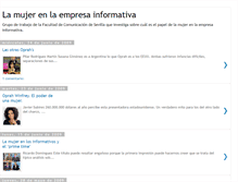 Tablet Screenshot of lamujerenlaempresainformativa.blogspot.com