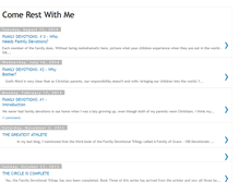 Tablet Screenshot of comerestwithme.blogspot.com