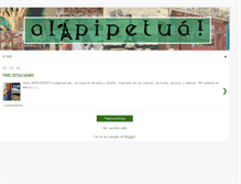 Tablet Screenshot of alapipetua.blogspot.com