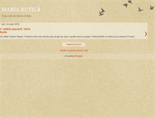 Tablet Screenshot of mariabutila.blogspot.com