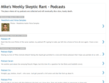 Tablet Screenshot of mikesweeklyskepticreviews.blogspot.com