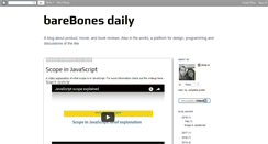 Desktop Screenshot of barebonesdaily.blogspot.com