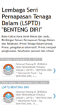 Mobile Screenshot of bentengdiri.blogspot.com