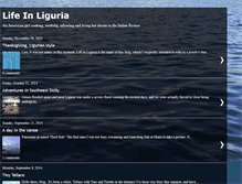 Tablet Screenshot of lifeinliguria.blogspot.com