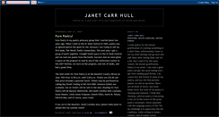 Desktop Screenshot of janetcarrhull.blogspot.com