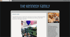 Desktop Screenshot of larkinkennedyfamily.blogspot.com