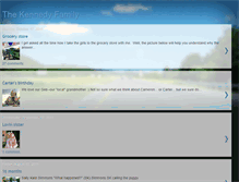 Tablet Screenshot of larkinkennedyfamily.blogspot.com