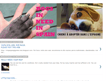 Tablet Screenshot of dogsinneedinspain.blogspot.com