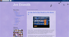 Desktop Screenshot of jeneramith.blogspot.com