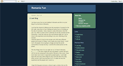 Desktop Screenshot of parkerinromania.blogspot.com