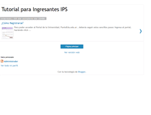 Tablet Screenshot of ingresoips.blogspot.com