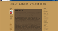 Desktop Screenshot of hollylondonwhitefoord.blogspot.com