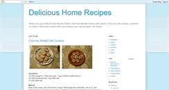 Desktop Screenshot of delicioushomerecipes.blogspot.com