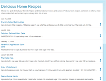 Tablet Screenshot of delicioushomerecipes.blogspot.com