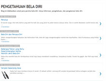 Tablet Screenshot of pengetahuanbeladiri.blogspot.com