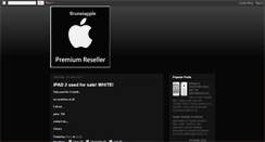 Desktop Screenshot of bruneiapple.blogspot.com