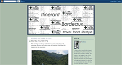 Desktop Screenshot of itinerantbordeaux.blogspot.com