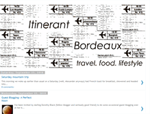 Tablet Screenshot of itinerantbordeaux.blogspot.com