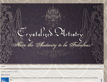 Tablet Screenshot of crystalizedartistry.blogspot.com