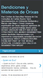 Mobile Screenshot of bendicionesymisteriosdeorixas.blogspot.com