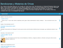 Tablet Screenshot of bendicionesymisteriosdeorixas.blogspot.com