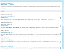 Tablet Screenshot of belajarvalazonline.blogspot.com