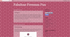 Desktop Screenshot of fabfreefun.blogspot.com