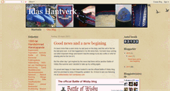 Desktop Screenshot of idashantverk.blogspot.com