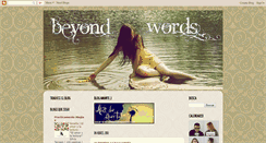 Desktop Screenshot of beyondwoords.blogspot.com