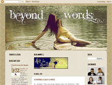 Tablet Screenshot of beyondwoords.blogspot.com