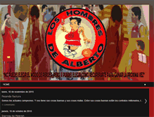 Tablet Screenshot of loshombresdealberto.blogspot.com