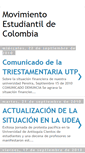 Mobile Screenshot of movimientoestudiantildecolombia.blogspot.com