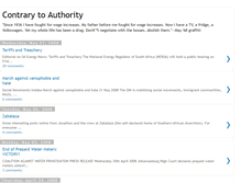 Tablet Screenshot of contrarytoauthority.blogspot.com