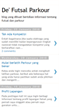 Mobile Screenshot of info-futsal-parkour.blogspot.com