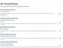 Tablet Screenshot of info-futsal-parkour.blogspot.com