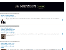 Tablet Screenshot of independentinsider.blogspot.com