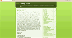Desktop Screenshot of lifebygrace.blogspot.com