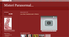 Desktop Screenshot of misteriparanormal.blogspot.com