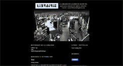 Desktop Screenshot of librairiedesgaleriesdegranby.blogspot.com